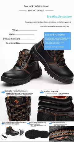 Botas Impermeáveis de Segurança para Homens: Proteção e Estilo para o Trabalho