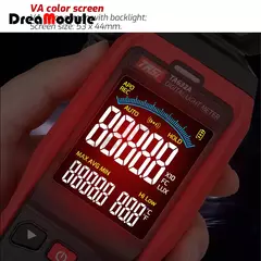Medidor de Luz Digital Fotografia Luxmeter Sonda Destacável Iluminômetro Lux/Fc Fotômetro Environmental Tester - MDSecurPro