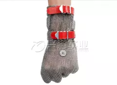 XYEHS-Luva Full-Dedo resistente ao corte, Nível Manguito Estendido 5, Aço inox - MDSecurPro