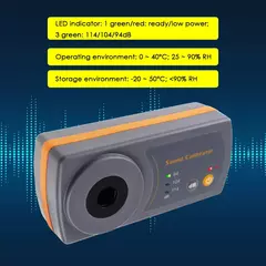 Medidor de Calibração de Nível de Som Portátil - 94dB, 104dB, 114dB - Modelo 8930B - loja online
