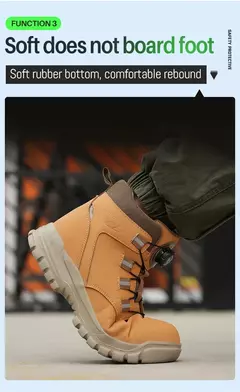 Botas de Trabalho com Botão Rotativo para Homens - loja online