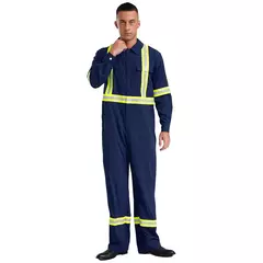 Fatos de trabalho com listras reflexivas para homens e mulheres Uniforme - MDSecurPro