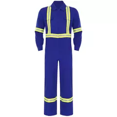 Imagem do Fatos de trabalho com listras reflexivas para homens e mulheres Uniforme