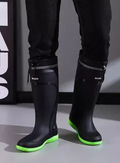 Botas de chuva longas impermeáveis para homens, sapatos masculinos de cultivo, - loja online
