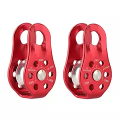 Polia de Escalada Profissional 20kN - Segurança e Desempenho Superior
