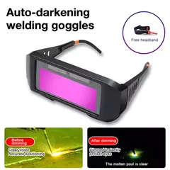 Imagem do Óculos de Soldagem com Escurecimento Automático e Anti-reflexo – Modelo Automatic Goggles