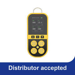 Multidetector de gás portátil, 4 em 1, H2S, O2, CO, inflamável - comprar online