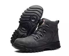 Botas de Trabalho com Botão Rotativo para Homens - MDSecurPro