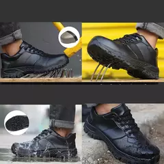 Tênis de Segurança Indestrutível Masculino LBX1218 com Biqueira em PVC e Palmilha Antiperfuração - MDSecurPro