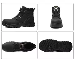 Botas de Trabalho com Botão Rotativo para Homens - loja online