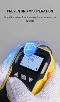Bosean Indústrial Portátil Detector de Hidrogênio Gás H2 - MDSecurPro
