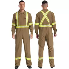 Fatos de trabalho com listras reflexivas para homens e mulheres Uniforme - loja online