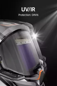 Capacete de Soldagem com Escurecimento Automático ANDELI - Modelo ADLMOONLED - comprar online