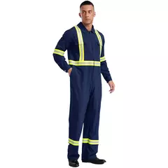 Fatos de trabalho com listras reflexivas para homens e mulheres Uniforme - loja online