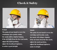 Imagem do Meia Máscara Facial de Gás 3M 6200 com Filtros – Proteção Avançada Contra Gases e Partículas