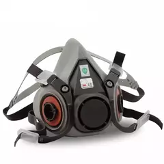 Meia Máscara Facial de Gás 3M 6200 com Filtros – Proteção Avançada Contra Gases e Partículas na internet