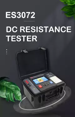 Bluetooth Conexão Transformador DC Resistência Tester com impressora - MDSecurPro