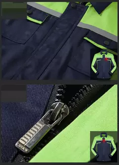 Conjunto de roupas de trabalho de manga comprida masculina, uniformes de oficina - loja online