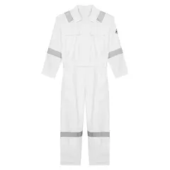 Macacão de Trabalho Leve Masculino Contra Poeira com Tiras Reflexivas - comprar online
