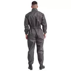 Listras reflexivas pequena masculinas operando uniforme, macacão de trabalho, macacões