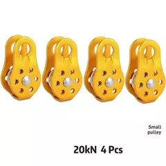 Polia de Escalada Profissional 20kN - Segurança e Desempenho Superior