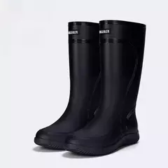 Botas de chuva longas impermeáveis para homens, sapatos masculinos de cultivo,