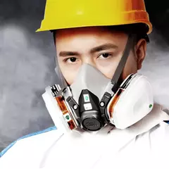 Imagem do Meia Máscara Facial de Gás 3M 6200 com Filtros – Proteção Avançada Contra Gases e Partículas