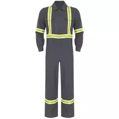 Imagem do Fatos de trabalho com listras reflexivas para homens e mulheres Uniforme