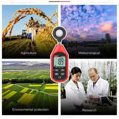 UNI-T UT383/UT383BT Medidor de Luz, UT363/UT363BT Anemômetro, UT353/UT353BT Medidor de Ruído, UT333/UT333BT Termo-higrômetro Digital com Bluetooth - MDSecurPro