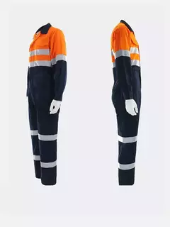 Macacão de Trabalho com Listras Refletivas - Modelo LT-02