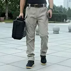Calça Masculina de Carga com Secagem Rápida para Camping e Caminhadas - MDSecurPro