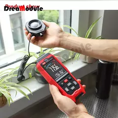 Medidor de Luz Digital Fotografia Luxmeter Sonda Destacável Iluminômetro Lux/Fc Fotômetro Environmental Tester - loja online