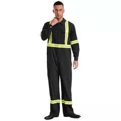 Fatos de trabalho com listras reflexivas para homens e mulheres Uniforme - comprar online