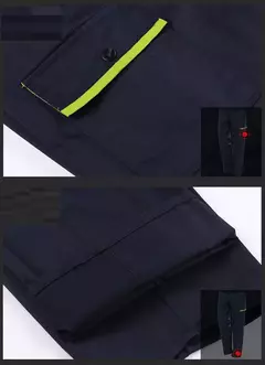 Conjunto de roupas de trabalho de manga comprida masculina, uniformes de oficina - comprar online