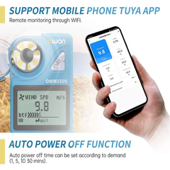 IBUTG com Integração APP Anemômetro Digital, medidor de vento, temperatura, testador de umidade Owon Tuya na internet