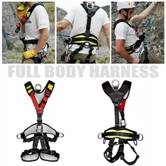 Arnês de Escalada Profissional de Corpo Inteiro – Ideal para Escalada e Trabalho em Altura - MDSecurPro