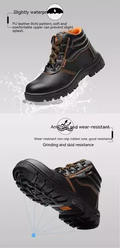Botas Impermeáveis de Segurança para Homens: Proteção e Estilo para o Trabalho