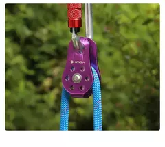 Xinda escalada polia 20Kn fixa placa lateral polia única - comprar online