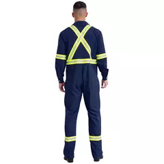 Fatos de trabalho com listras reflexivas para homens e mulheres Uniforme - loja online