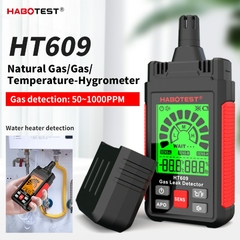 Detector de Vazamento de Gás HT609 com Alarme Sonoro e Tela LCD - MDSecurPro