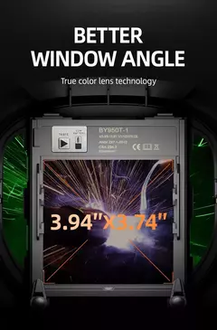 Imagem do Capacete de Soldagem com Escurecimento Automático ANDELI - Modelo ADLMOONLED