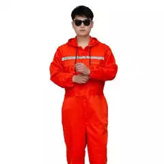 Macacão de trabalho masculino roupas de trabalho de segurança com tiras reflexivas - MDSecurPro