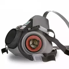 Meia Máscara Facial de Gás 3M 6200 com Filtros – Proteção Avançada Contra Gases e Partículas