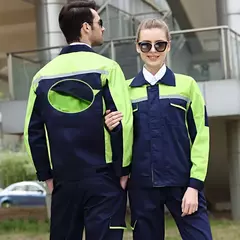 Imagem do Conjunto de roupas de trabalho de manga comprida masculina, uniformes de oficina