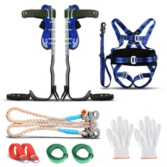 Conjunto de Trabalho em Altura com 2 Spikes de Escalada e Luvas - comprar online