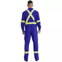 Fatos de trabalho com listras reflexivas para homens e mulheres Uniforme
