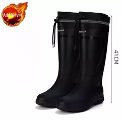 Botas de chuva longas impermeáveis para homens, sapatos masculinos de cultivo, - comprar online