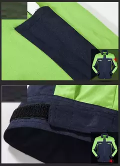 Conjunto de roupas de trabalho de manga comprida masculina, uniformes de oficina - loja online