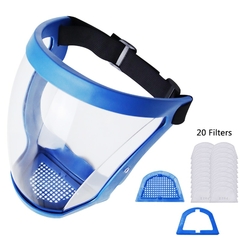 Protetor Facial Reutilizável de Segurança Full Face Resistente a Impactos - comprar online