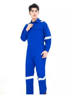 Conjunto de Roupas de Trabalho Masculinas - Jaqueta + Calça - 100% Algodão - MDSecurPro